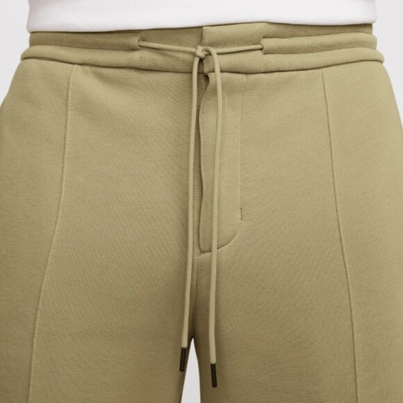 Nike Tech Tailored Fleece Open Hem Sweatpants Olive Aura FZ7583-276 Men’s Size S - Picture 4 of 8